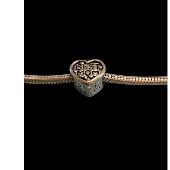 Unbranded “Best Mom” charm for Pandora style charm bracelet - Picture 1 of 1